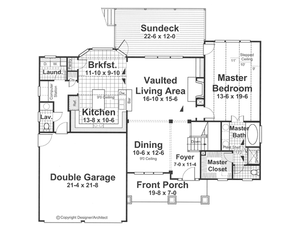 Main Level image of JANSEN House Plan